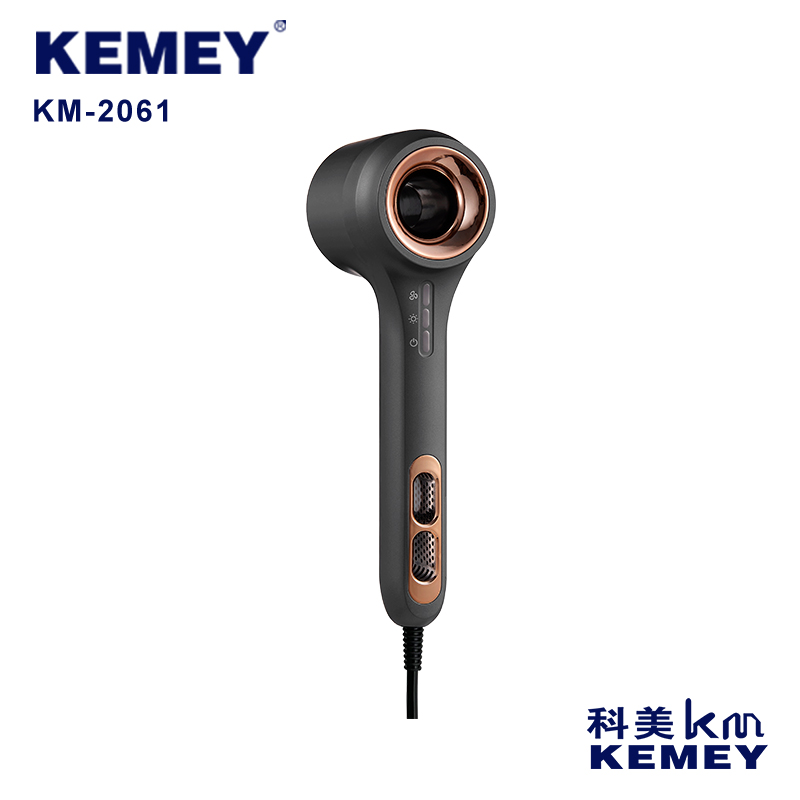 科美/KEMEY大功率电吹风新款负离子护发恒温发廊便携吹风筒吹风机