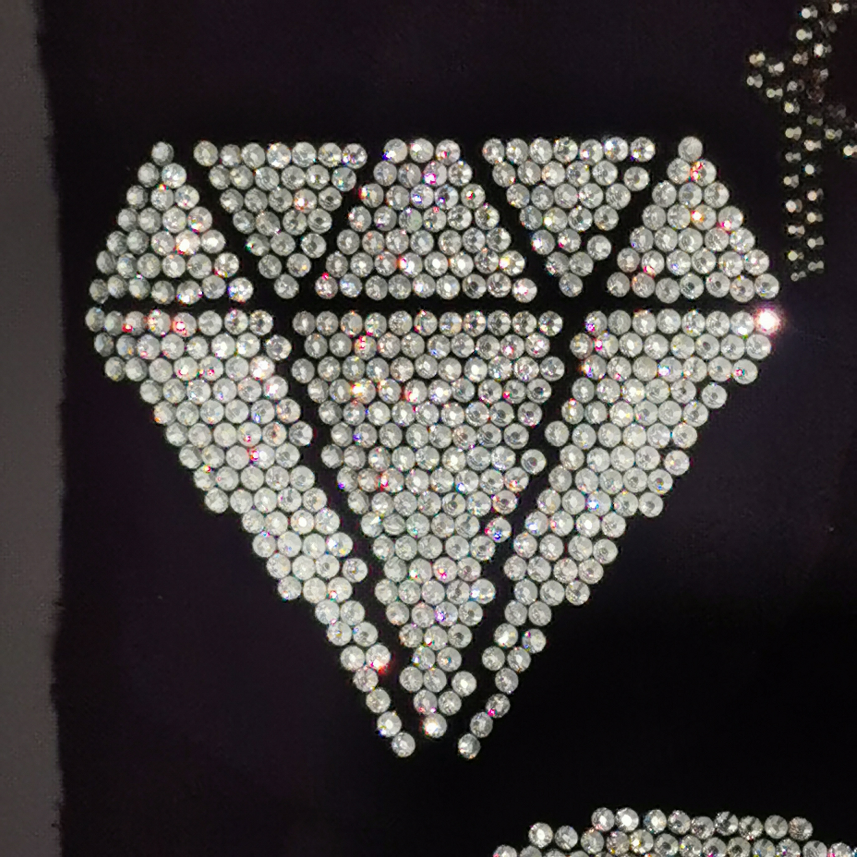 T-Shirt Men Hot Drill Figure Accessories Gallo Pepper Love Letter Diamond Hot Drill Figure Support Customization Item Picture