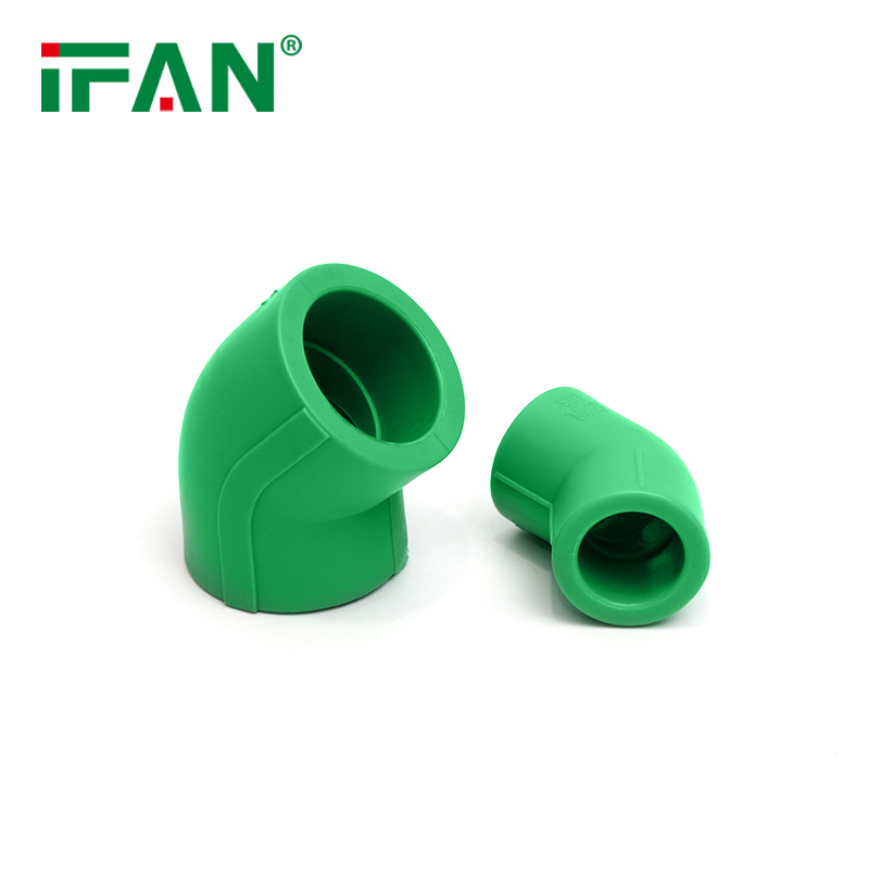 IFAN water pipe connector PPR45° elbow 4 minutes 6 minutes tap water pipe fittings home improvement project PPR elbow manufacturers wholesale