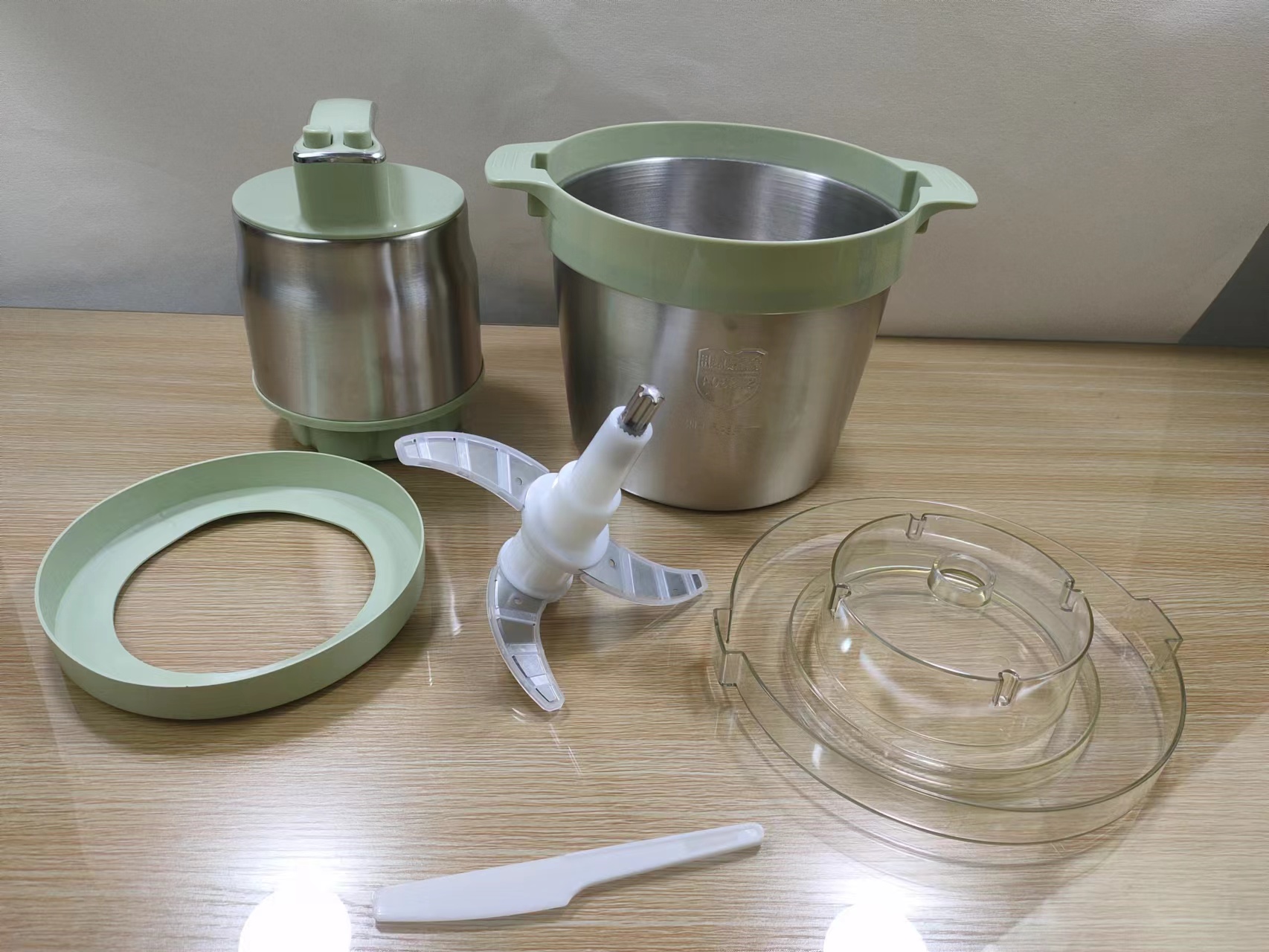DF99943 Commercial electric stainless steel filling, vegetable mincing, meat mincing machine, household garlic and chili food processor, kitchen and hotel supplies DF trading house details Picture