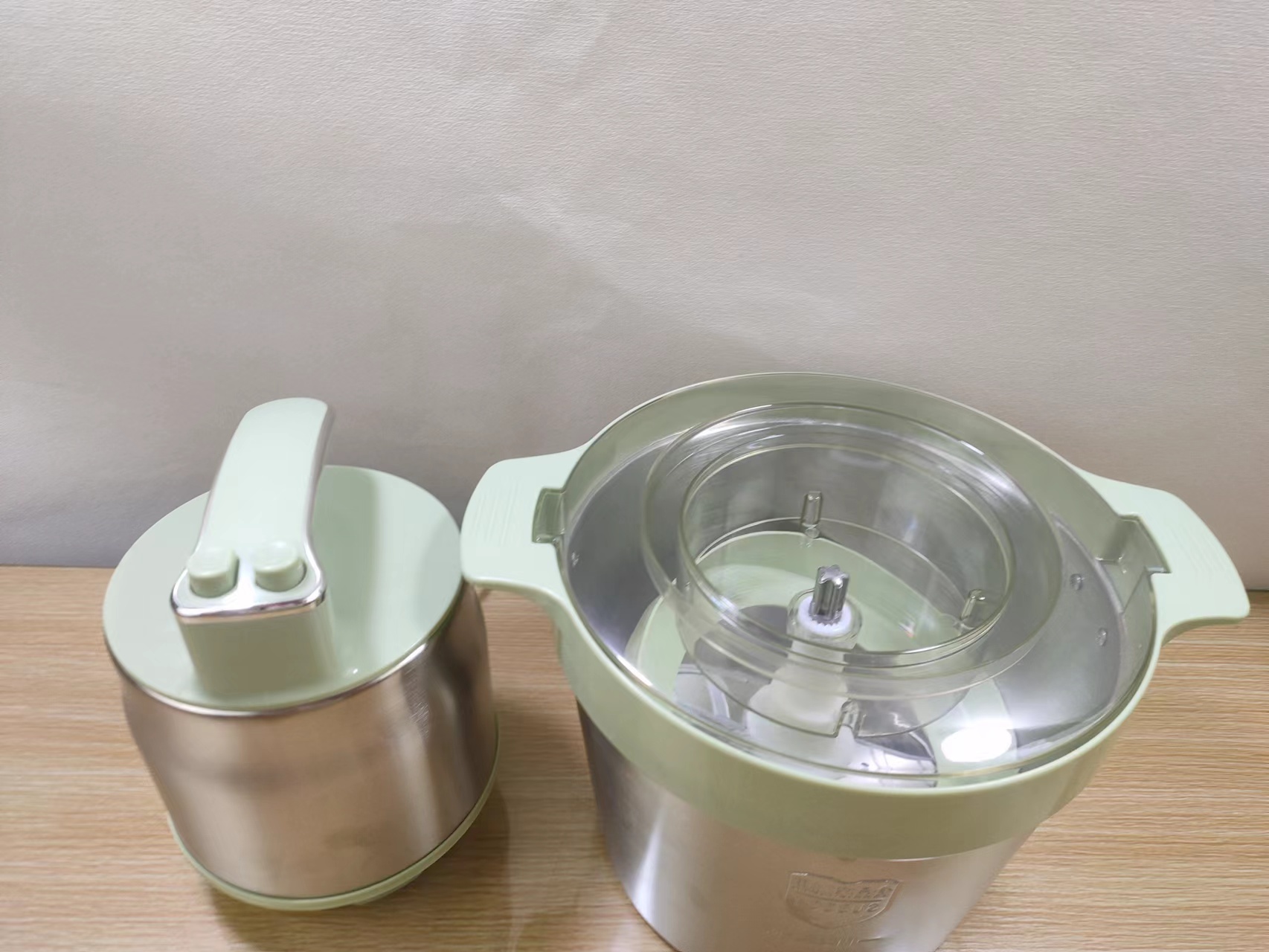 DF99943 Commercial electric stainless steel filling, vegetable mincing, meat mincing machine, household garlic and chili food processor, kitchen and hotel supplies DF trading house Item Picture