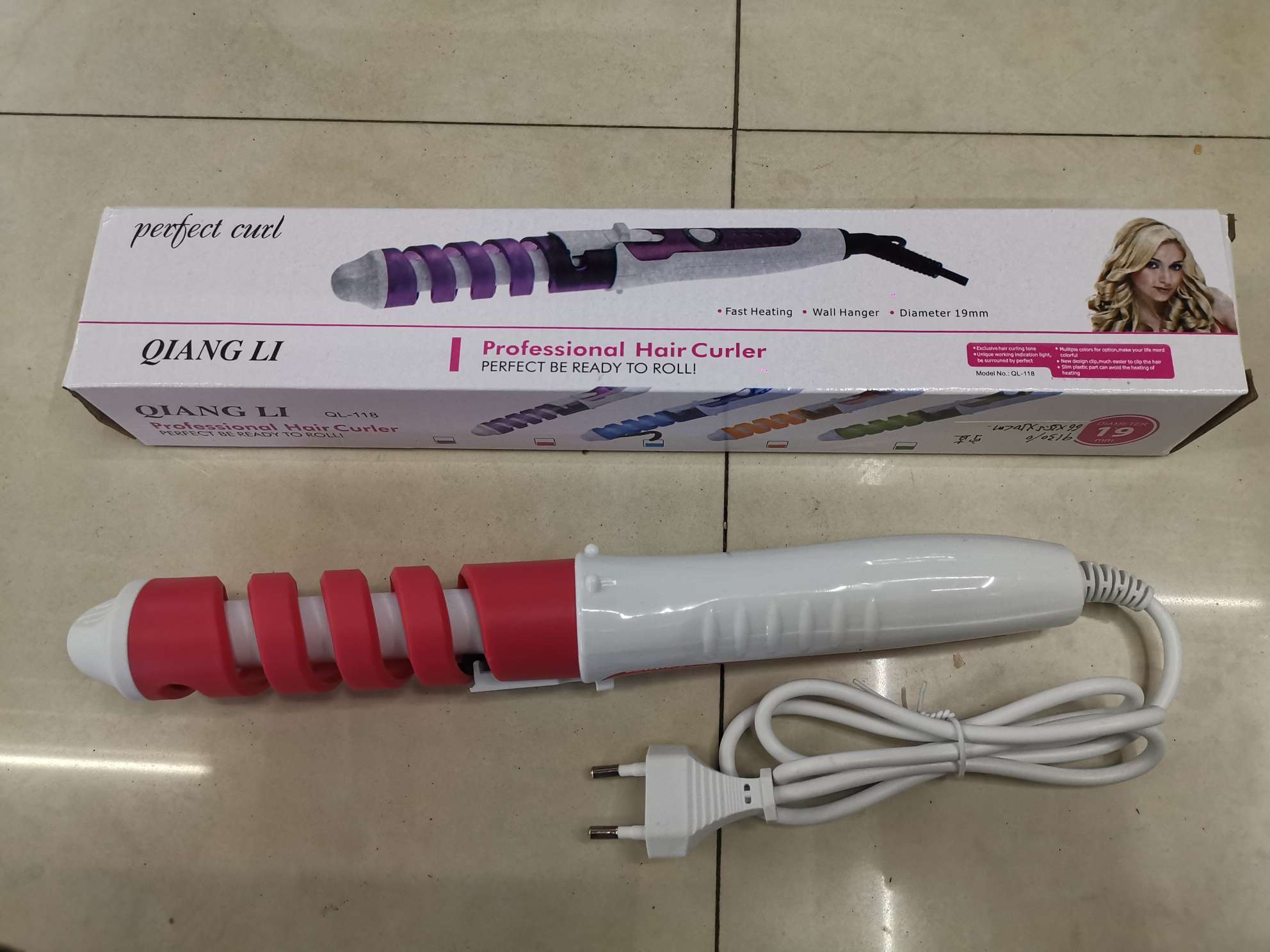 直发梳白底实物图