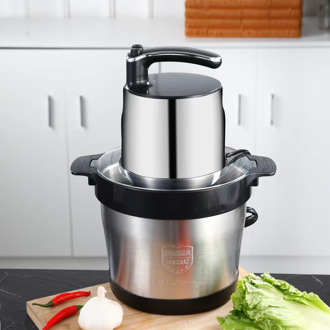 DF99943 Commercial electric stainless steel filling, vegetable mincing, meat mincing machine, household garlic and chili food processor, kitchen and hotel supplies DF trading house
