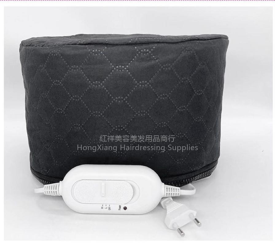 家用欧规焗油电热帽/倒膜发廊美发蒸发帽/头发护理调温加热帽产品图