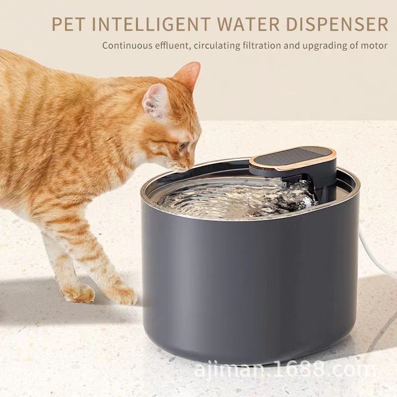 厂家直销智能宠物饮水机 猫咪 自动喂水器大容量 自动循环猫狗饮水碗详情图1