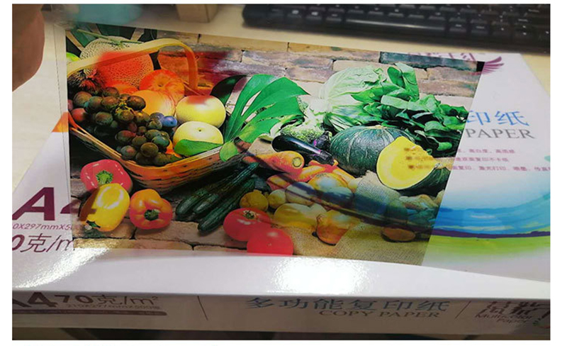 A4透明彩色喷墨打印胶片100张/包透明PET胶片彩喷胶片详情4