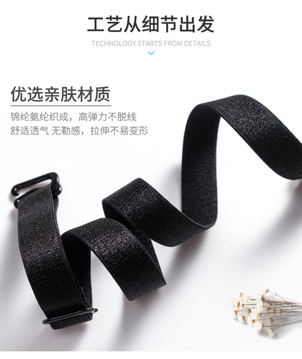 0.6-2.0公分内衣调节带 现货尼龙成品肩带 服装辅料文胸配件松紧带厂家批发详情5