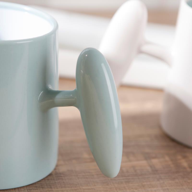 S87-7328 Creative Grip Cup, two-color Brushing cup, Simple mouthwash Cup, Plastic portable washbasin cup, Water cup