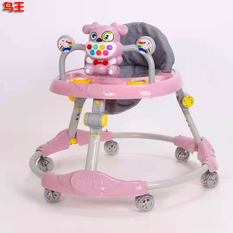 蓝色红色粉红色新生婴儿儿童起步车 婴儿学步车 儿童学步车详情6