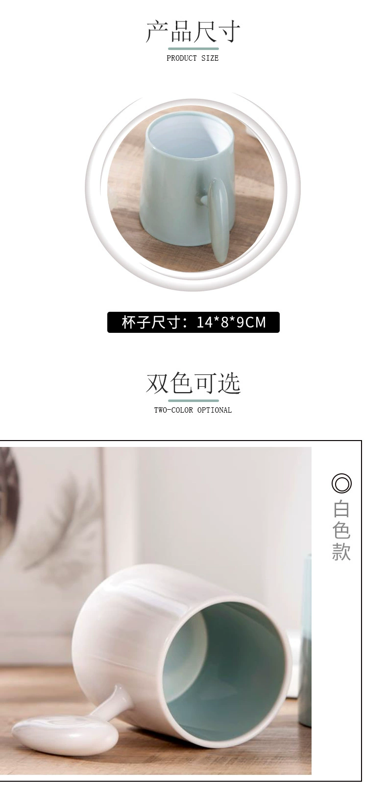 S87-7328 Creative Grip Cup, two-color Brushing cup, Simple mouthwash Cup, Plastic portable washbasin cup, Water cup detail image 7