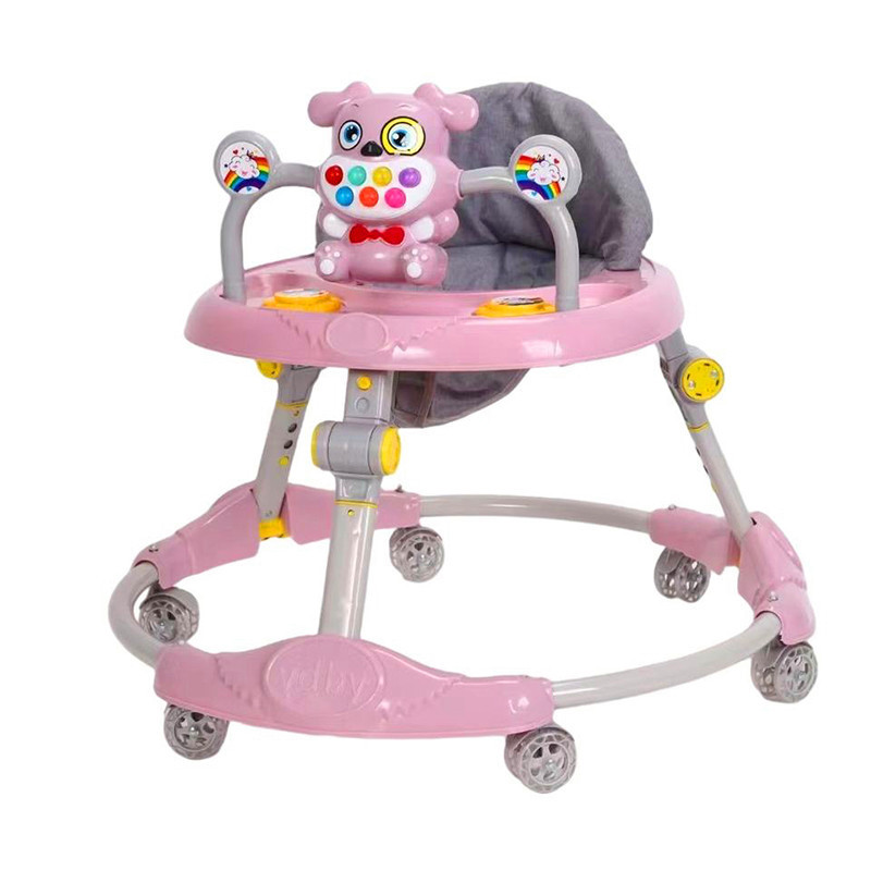 蓝色红色粉红色新生婴儿儿童起步车 婴儿学步车 儿童学步车详情4