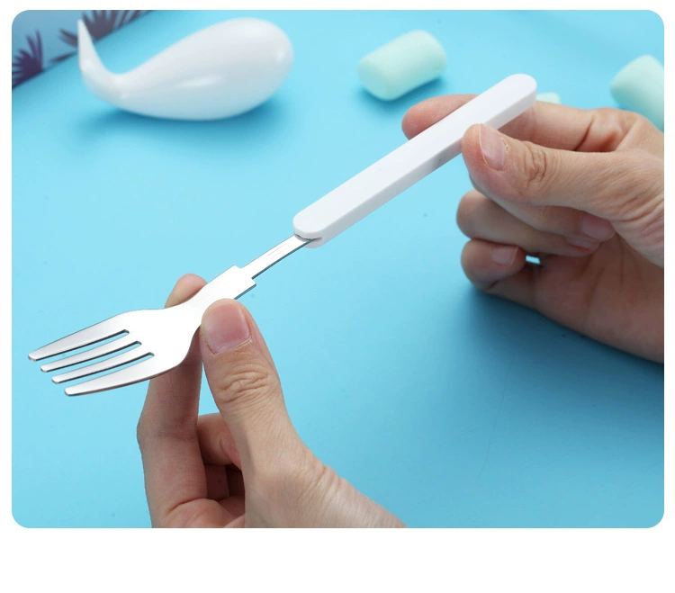 J129-XC-449不锈钢304糖果色便携套装叉勺筷三件套旅行儿童餐具详情图8