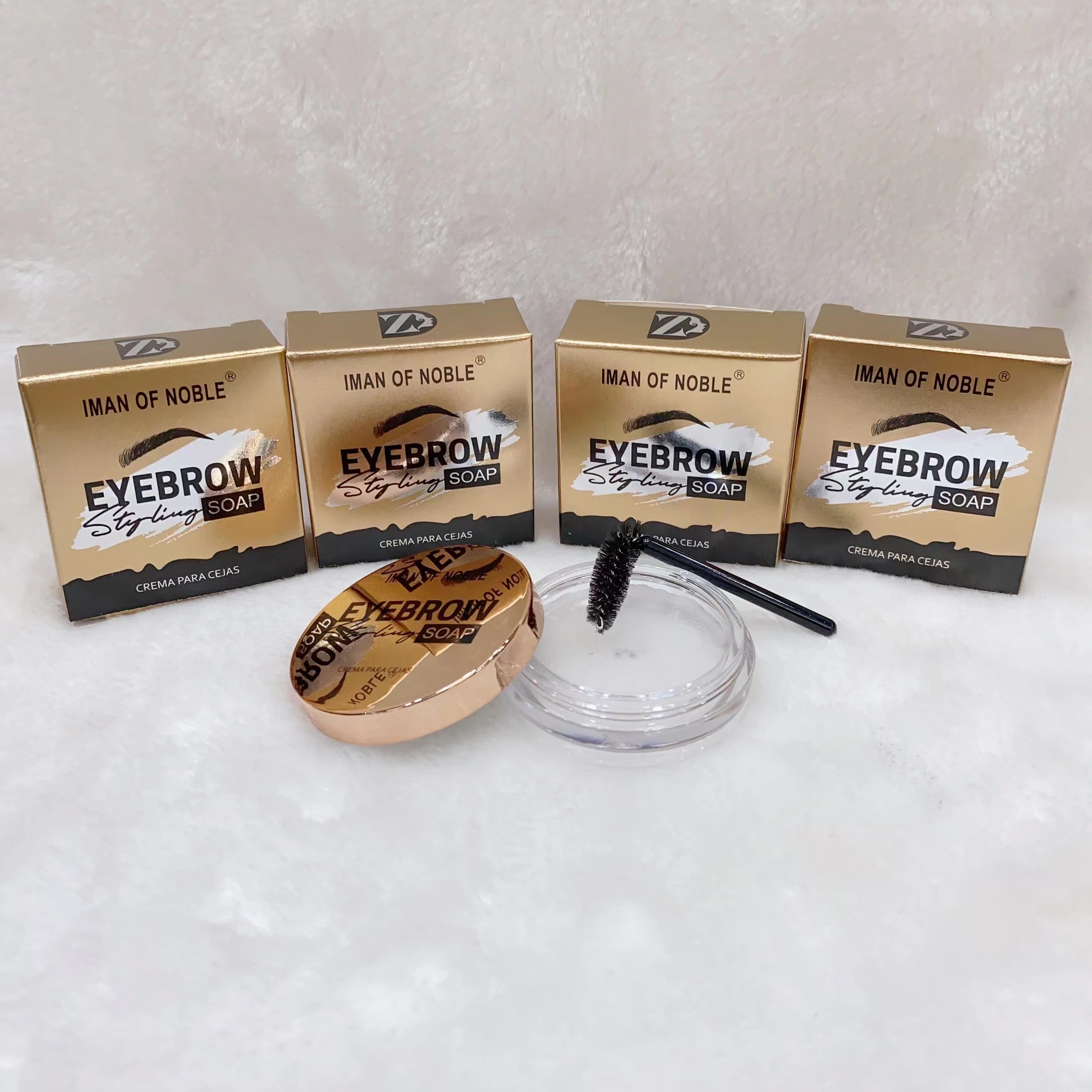IMAN OFNOBLE New Styling Brow Gel Upgraded Brow Gel Water free use portable styling natural single box details Picture