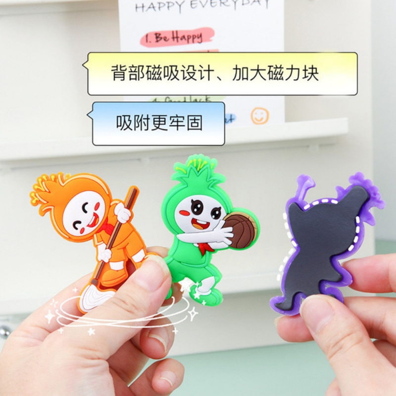 Factory direct sales of home decoration items, fridge magnets and soft glue Specification image