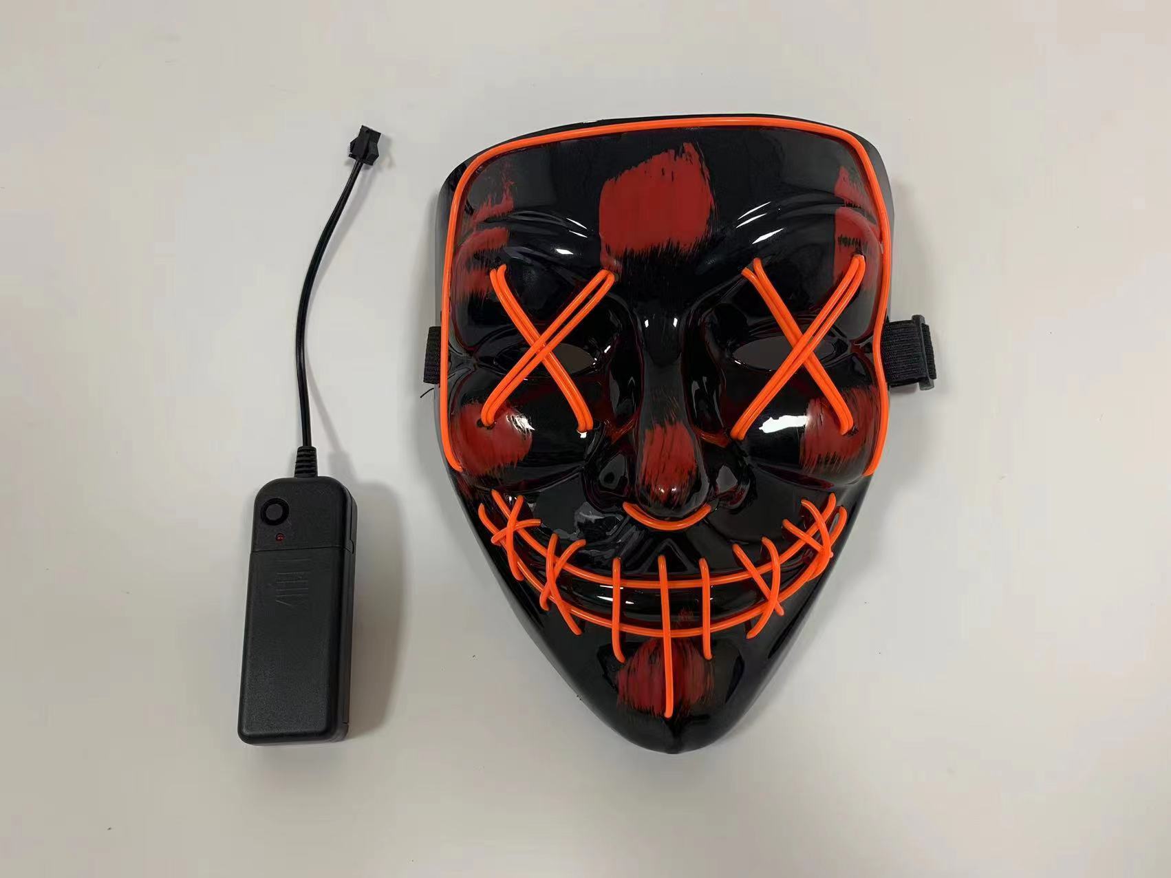 万圣节面具，派对面具，发光面具，狂欢节面具，玩具面具，节日发光面具，冷光面具详情图18