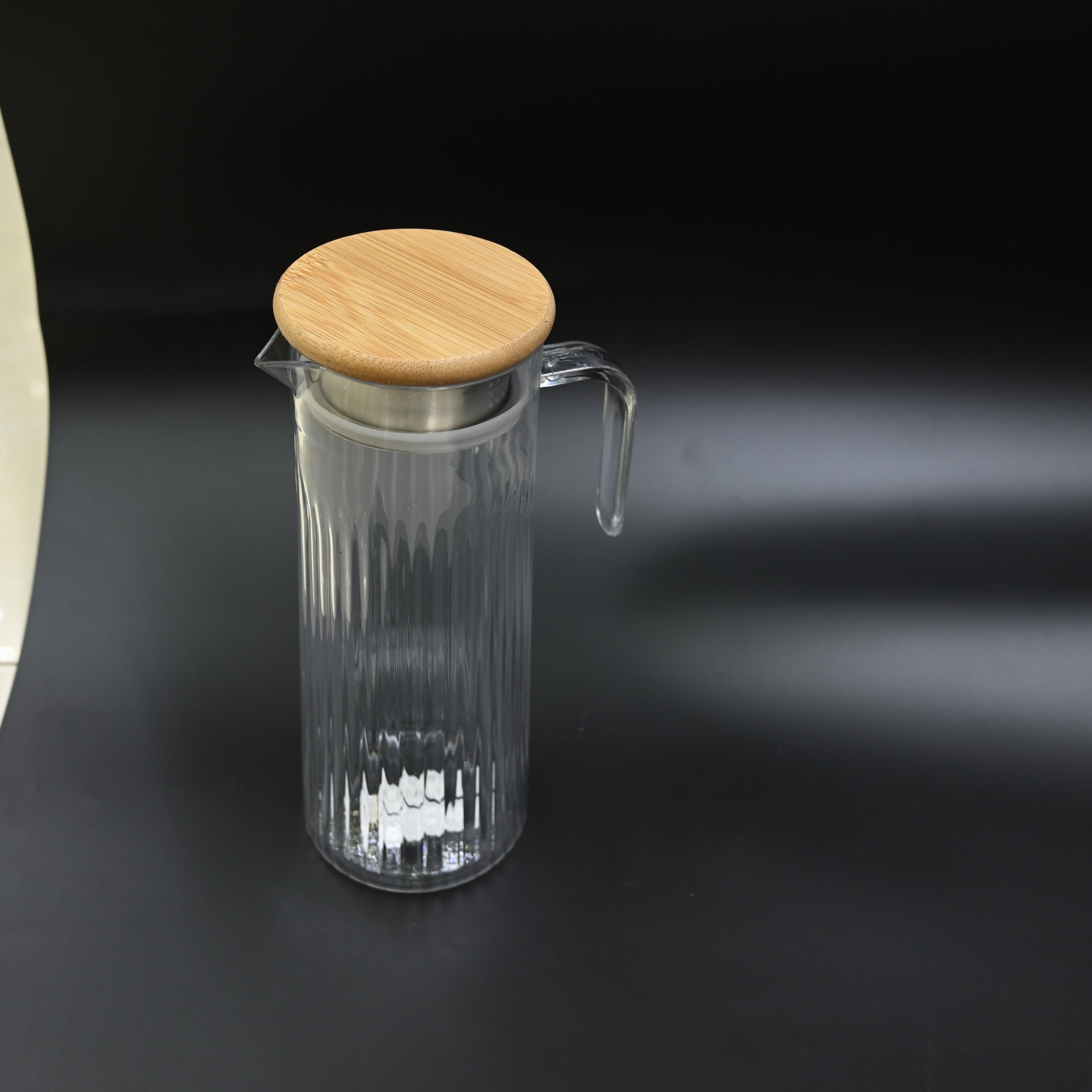 Glass Transparent Kettle Stainless Steel Wood Kettle Lid High Temperature Anti-Ironing High Borosilicate