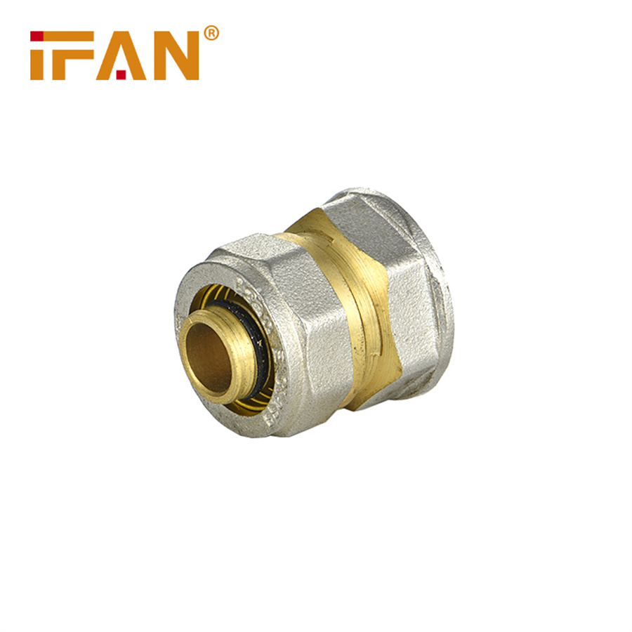 IFAN 1216 太阳能 铝塑管铜接头 热水器 卡套式 铜管件 4分 等径三通 弯头 直接详情图3