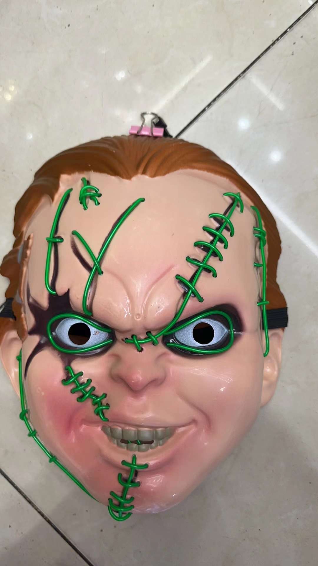 万圣节面具，派对面具，发光面具，狂欢节面具，玩具面具，节日发光面具，冷光面具详情图11