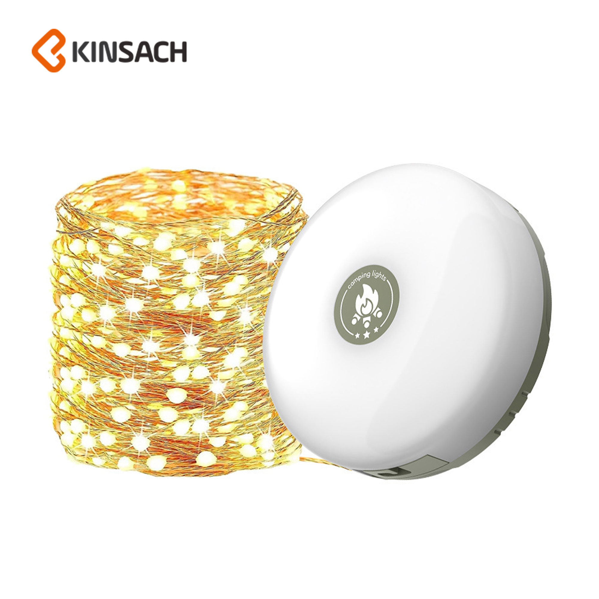 Rechargeable light string camping light outdoor camp tent light colorful atmosphere landscape light mountaineering lighting decorative flashlight
