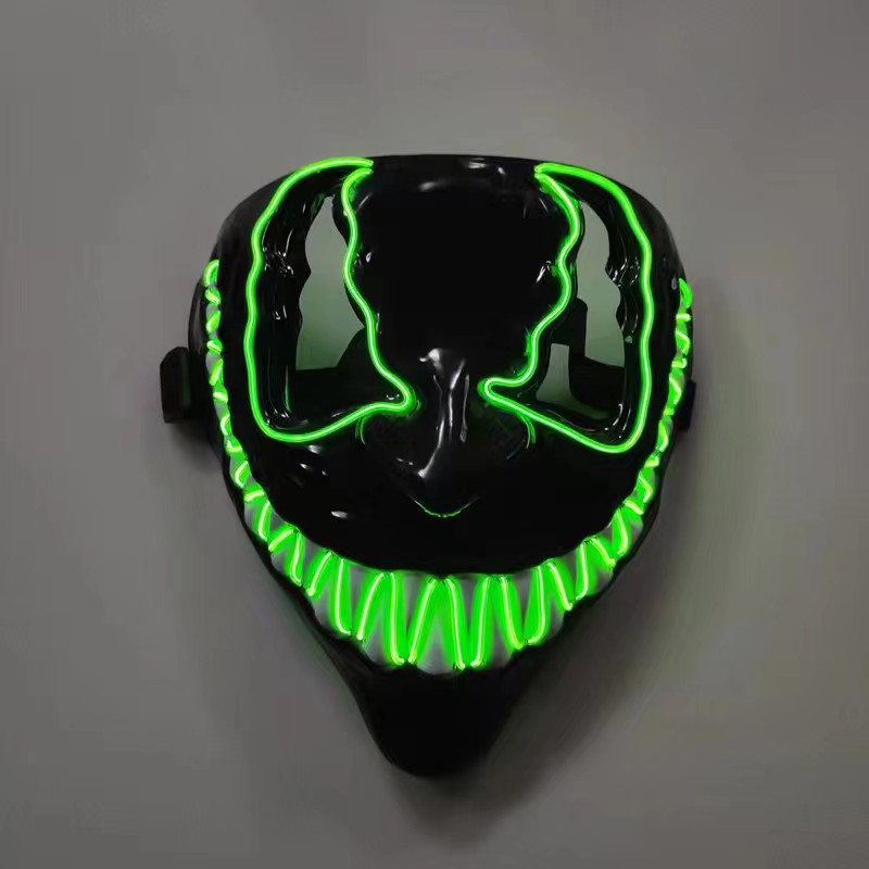 万圣节面具，派对面具，发光面具，狂欢节面具，玩具面具，节日发光面具，冷光面具详情图12