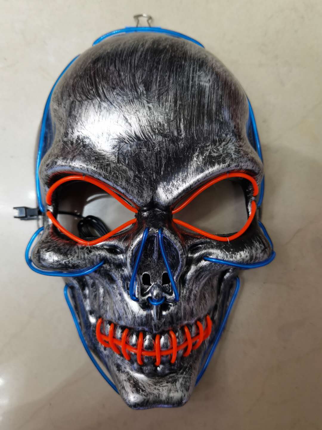 万圣节面具，派对面具，发光面具，狂欢节面具，玩具面具，节日发光面具，冷光面具详情图2