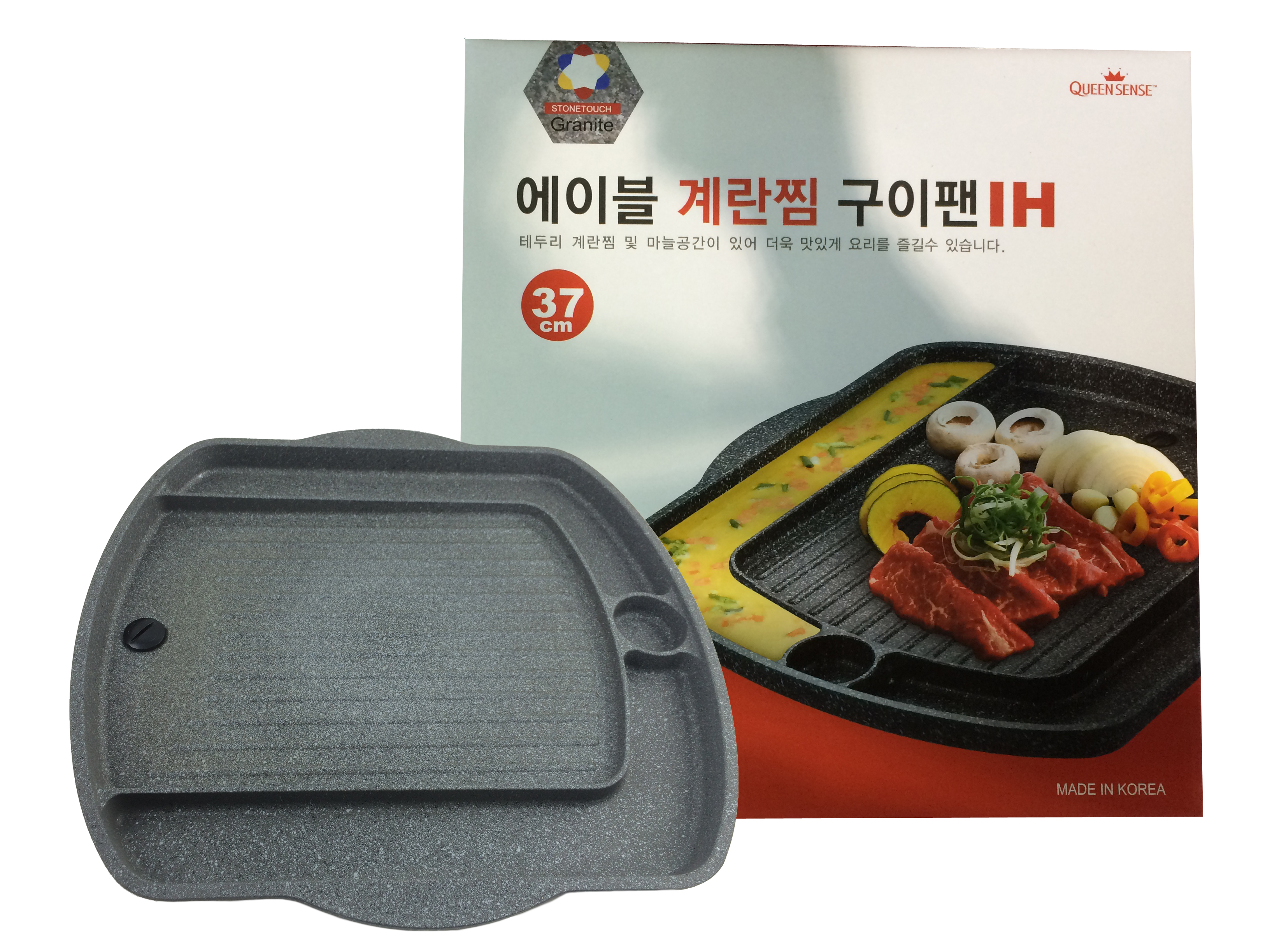 厨房密码 韩国原装进口   IH烤肉盘37CM详情图4