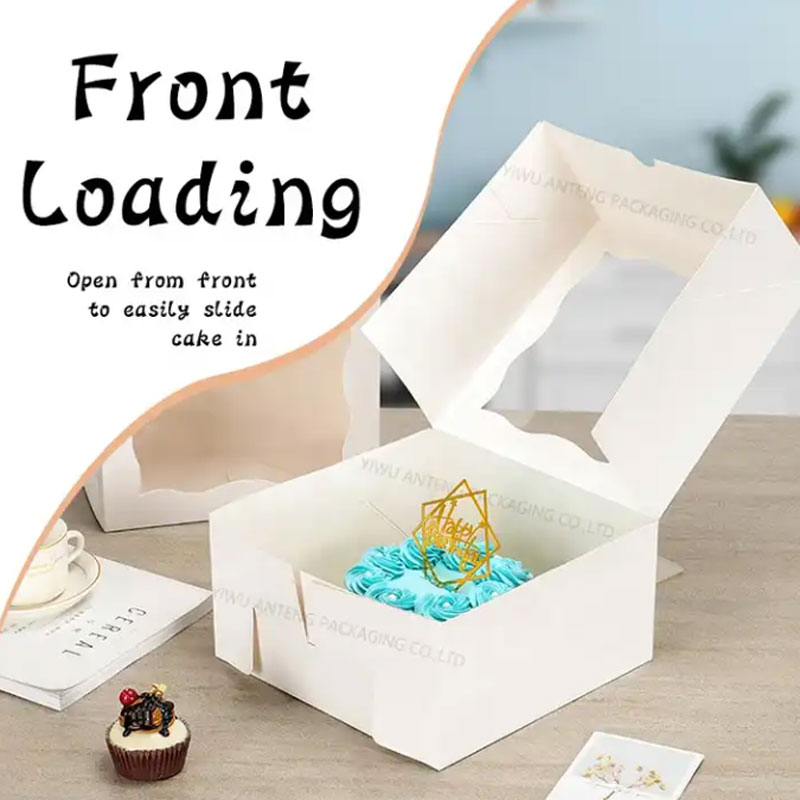 Manufacturer Customized Birthday Party Baby shower Square Big Paperboard Cake Boxes 12Inch Item Picture