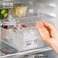 NOMATA日本进口冰箱隔板抽屉置物架家用厨房整理分层收纳架宽型图