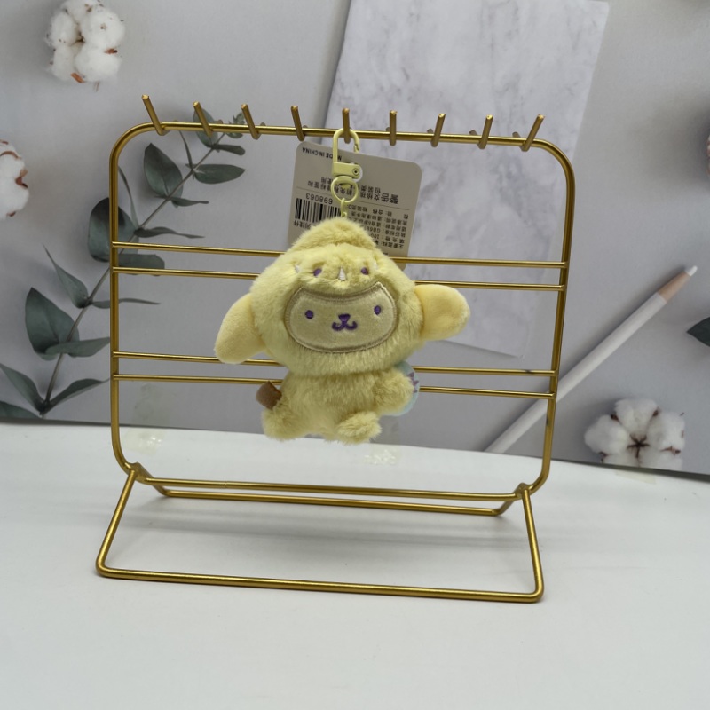 新款三丽欧系列Q版恐龙系列毛绒公仔钥匙扣库洛米玉桂狗精品玩偶详情9