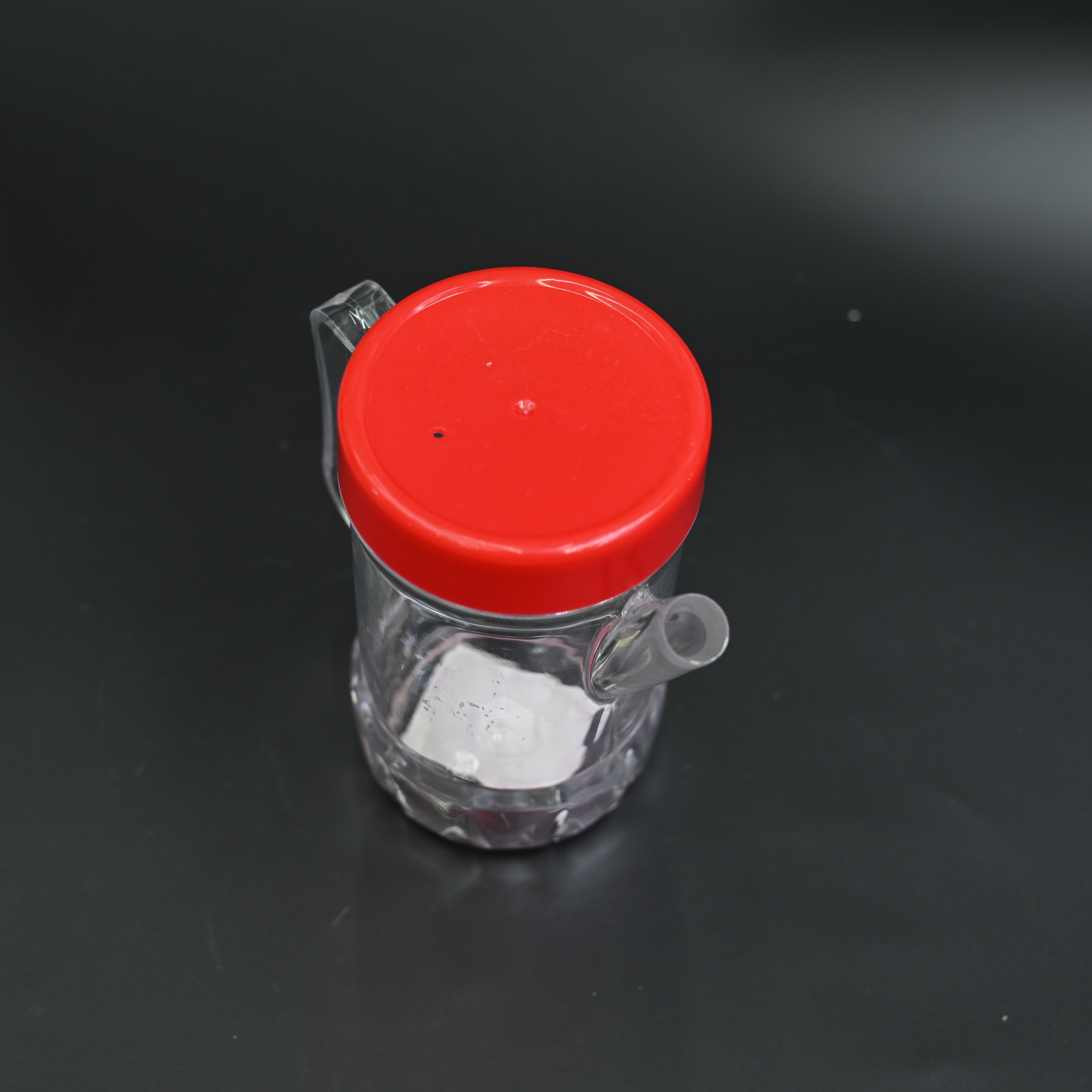 塑料透明/带盖酱油/醋调味品壶产品图