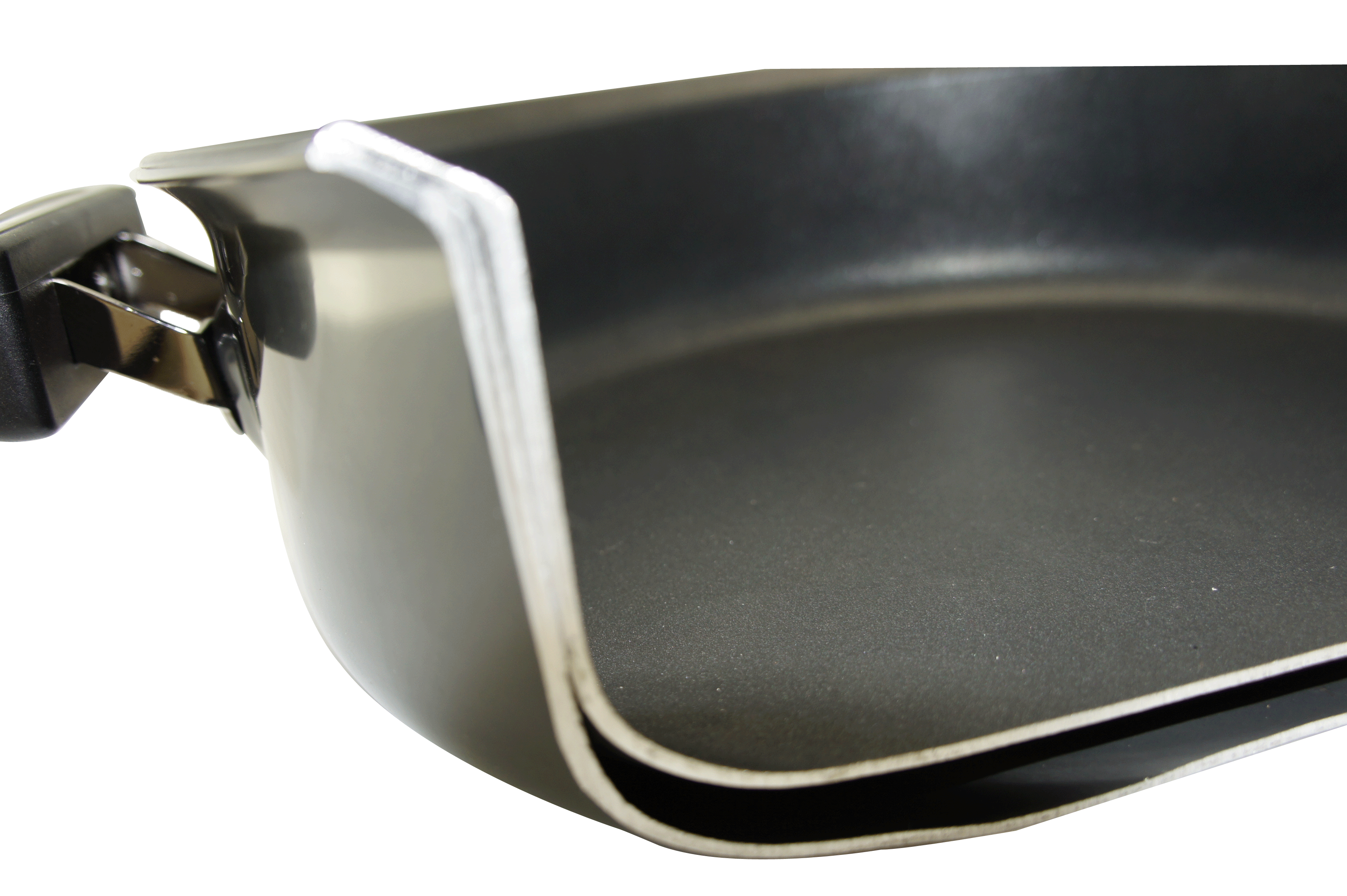 Kitchen code: Korean original imported stainless steel lid hard function frying pan, 24cm pic 3