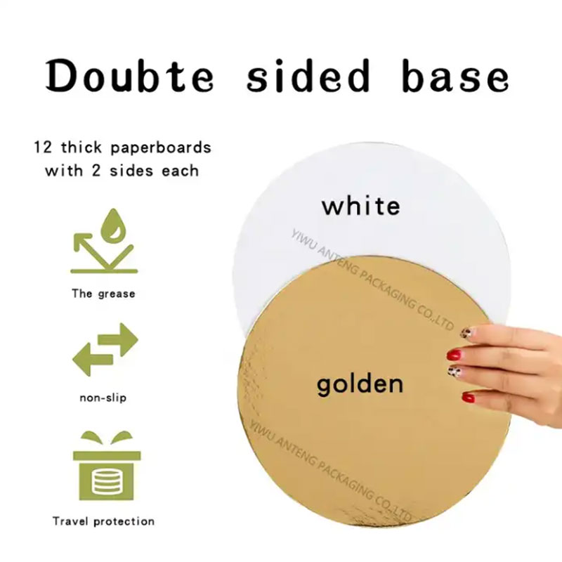 Manufacturer Customized Birthday Party Baby shower Square Big Paperboard Cake Boxes 12Inch details Picture