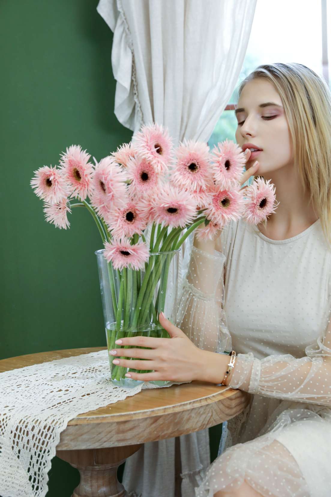 透明方桶养花桶醒花防摔耐压高透简约欧式鲜花桶花店装饰插花桶详情图5