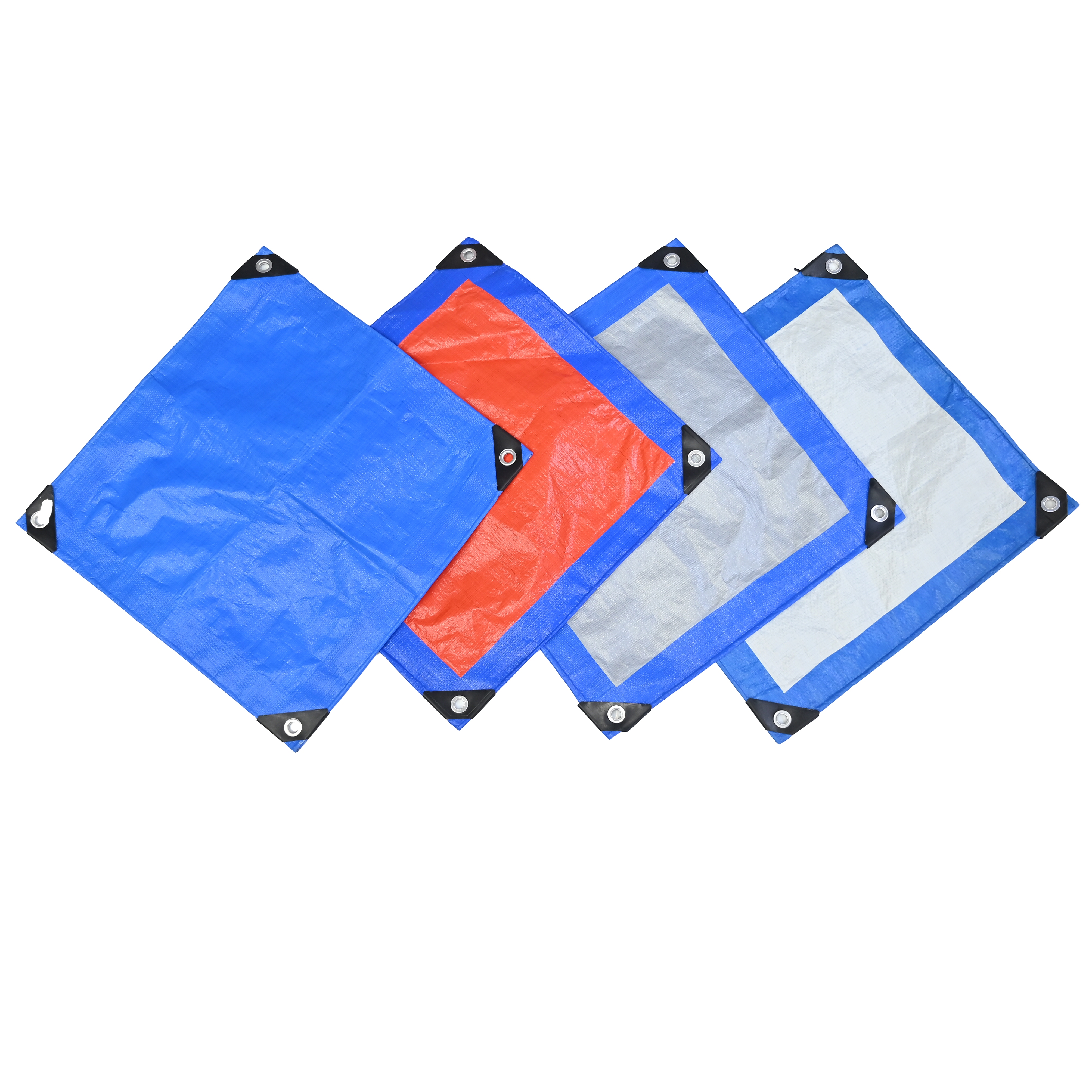  彩条布加厚遮阳塑料PE雨布批发三色防雨布防水油布防晒篷布防水布