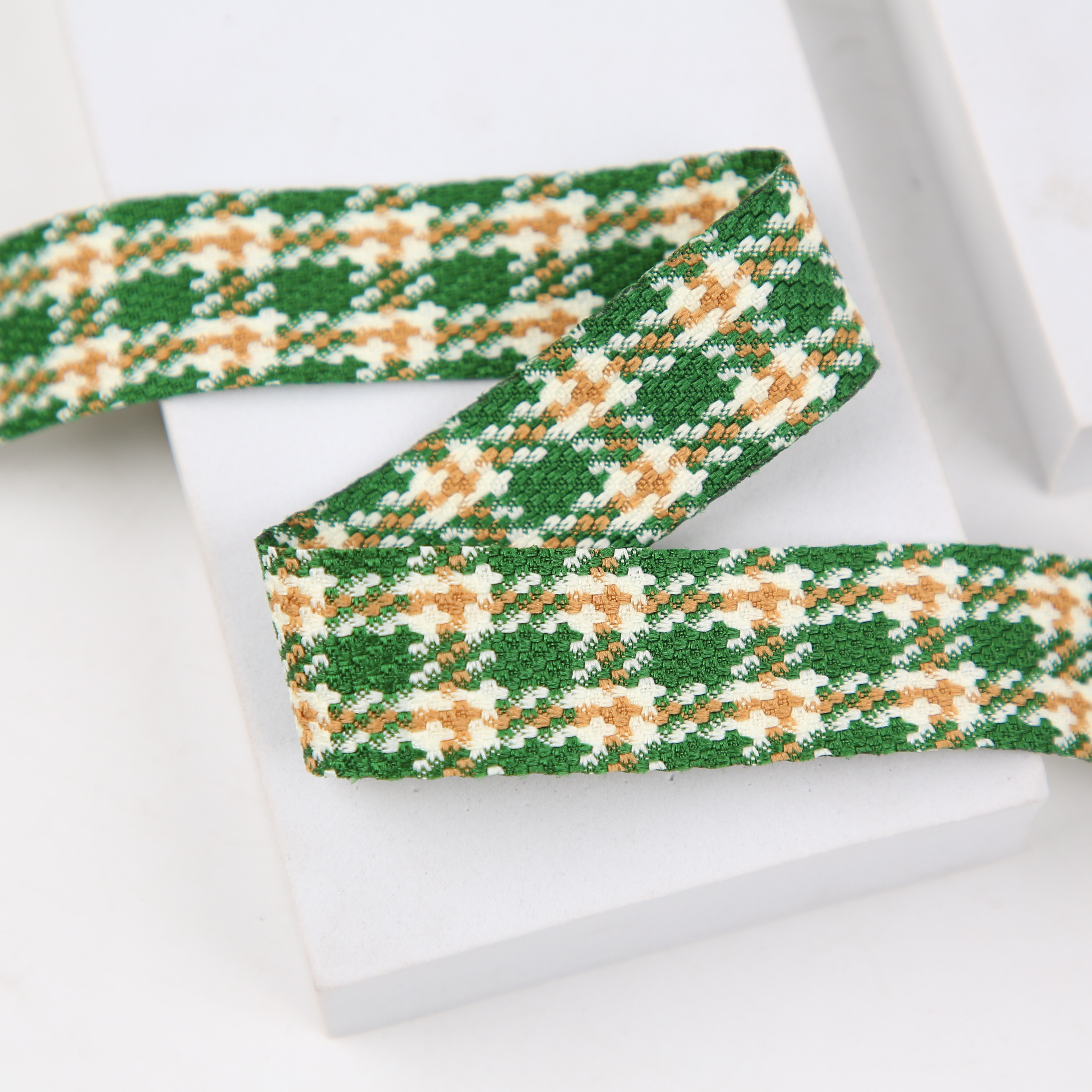 Classic Thousand Bird Lattice Webbing High Grade Flower Ribbon Diy Double Sided Hair Bow Cake Packing Material Belt Item Picture