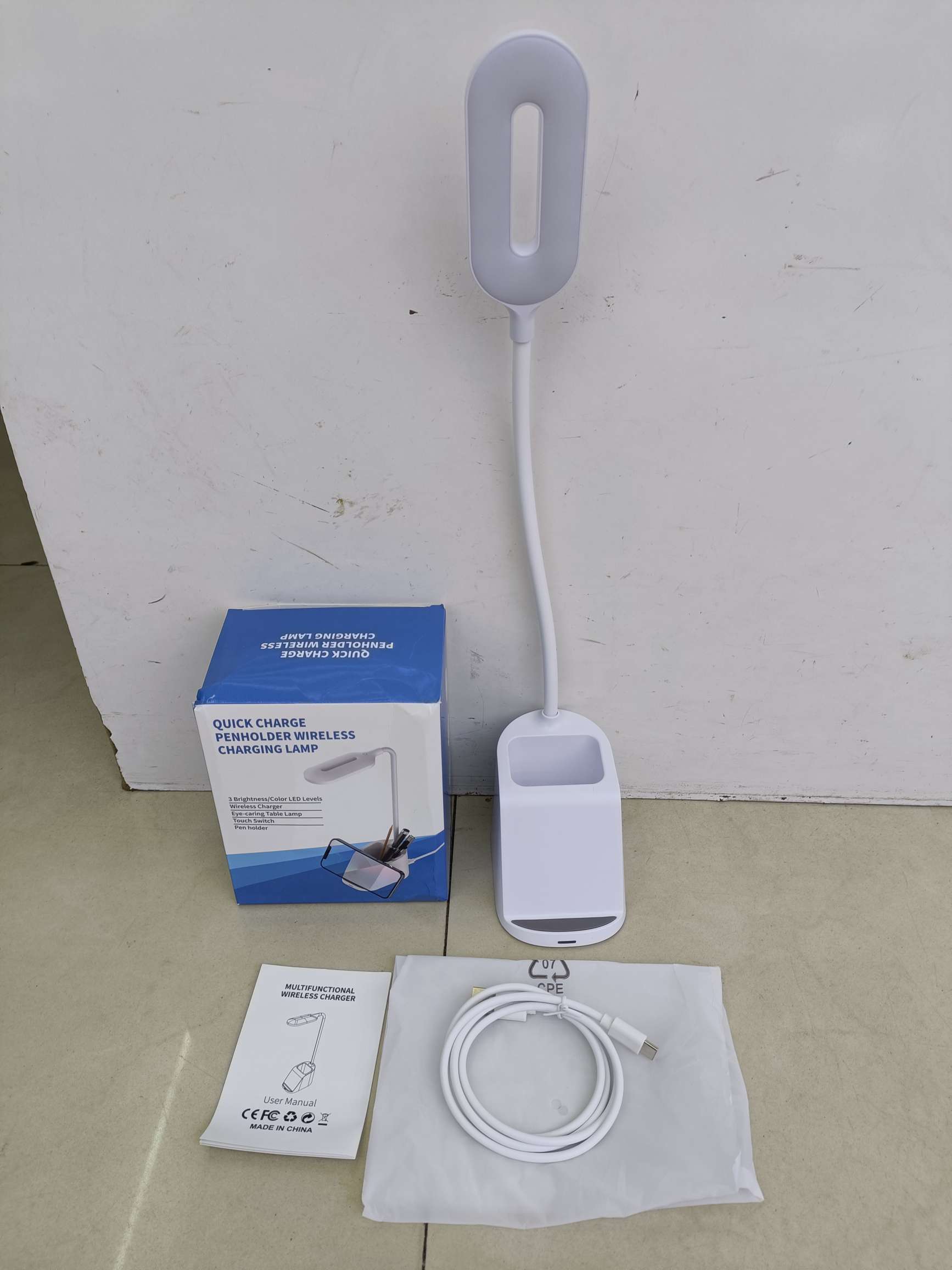 Lamp Pen holder Wireless charging Mobile phone Wireless charging HT-507 Creative desk lamp