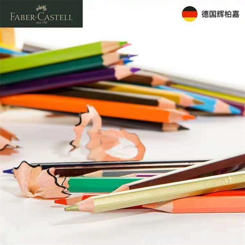 Faber-castell 48-color classic oil-based colored pencils, 36-color and 60-color professional coloring pens, and colored pencils for drawing Specification image