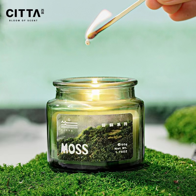 50G Moss Archive Aromatherapy Candle Application Scenario
