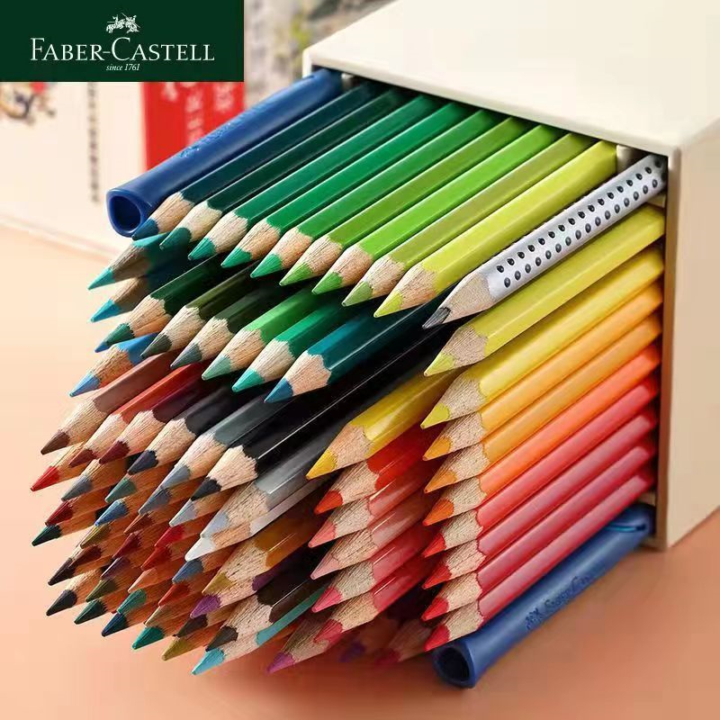 German Faber-Castell 100-color water-soluble colored pencils and art supplies, hand-drawn by professional painting students Application Scenario