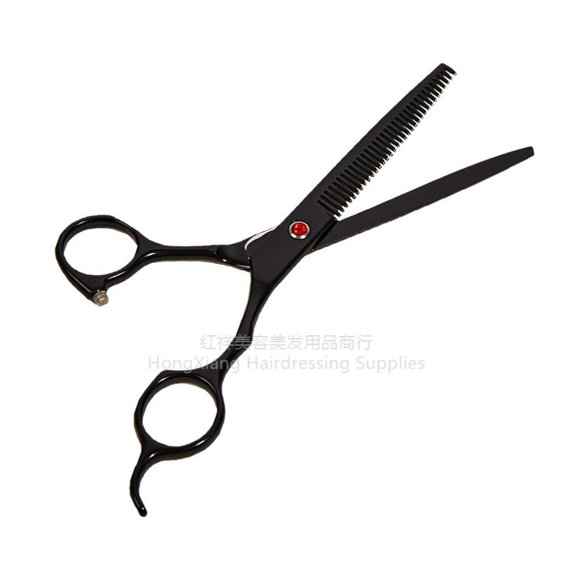 Barbershop split scissors Flat scissors teeth scissors Hair stylist scissors bangs thin scissors hair cutting Split scissors cutting tools