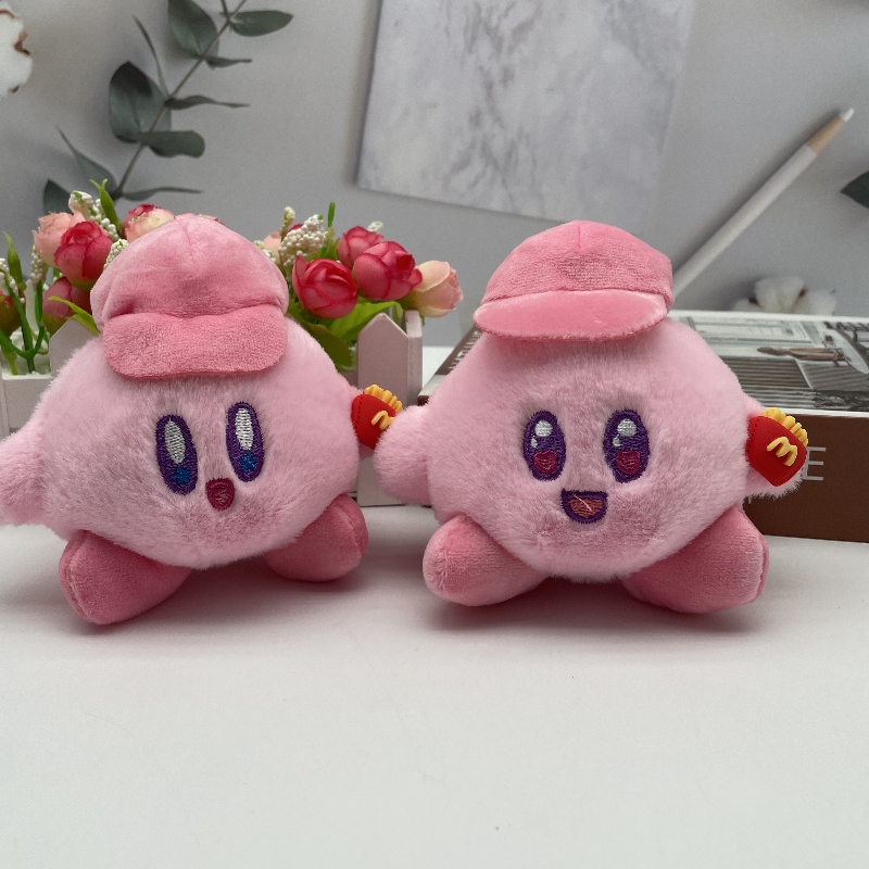 Cute casual star Kirby plush doll key chain wedding shower doll boutique doll pendant gift