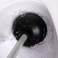 马桶吸盘疏通器/厕所疏通皮搋子/马桶抽子下水道疏通器白底实物图