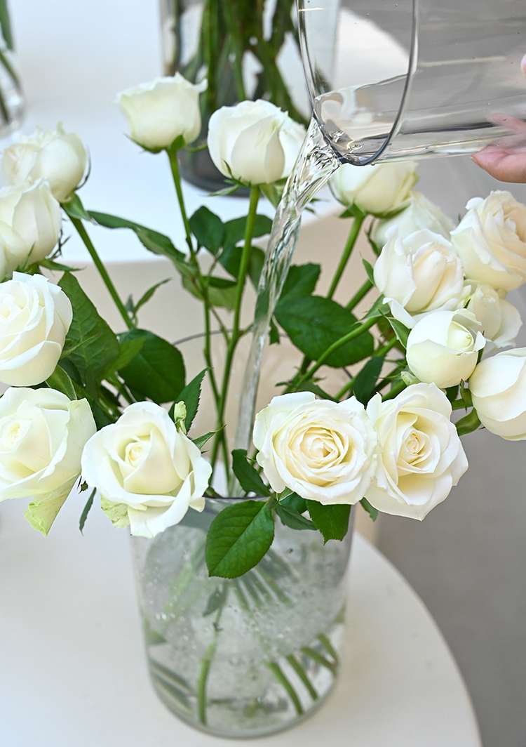 透明花瓶加厚养花桶醒花防摔耐压高透简约家用花店装饰用品详情图9