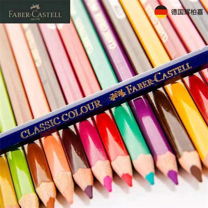 Faber-castell 48-color classic oil-based colored pencils, 36-color and 60-color professional coloring pens, and colored pencils for drawing