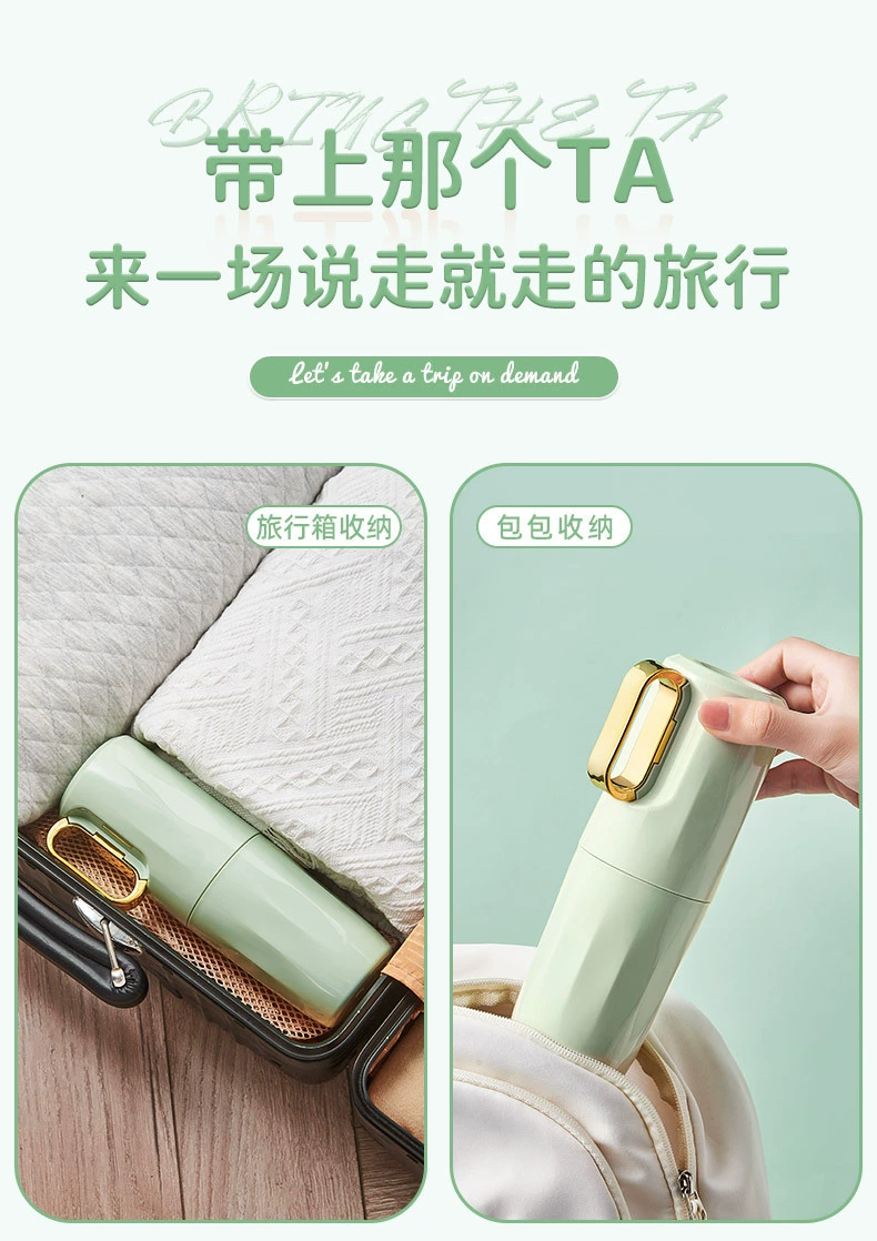 W52-5779 Gold-plated mouthwash cup, couple's convenient toothbrush cup, Travel toothbrush box, toothpaste storage box detail image 6