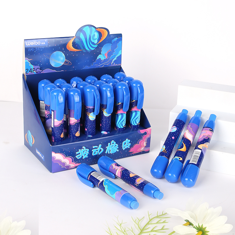 Weibo Children's cute cartoon portable sliding eraser student stationery leaves no marks, is easy to erase, has little debris and is clean Item Picture