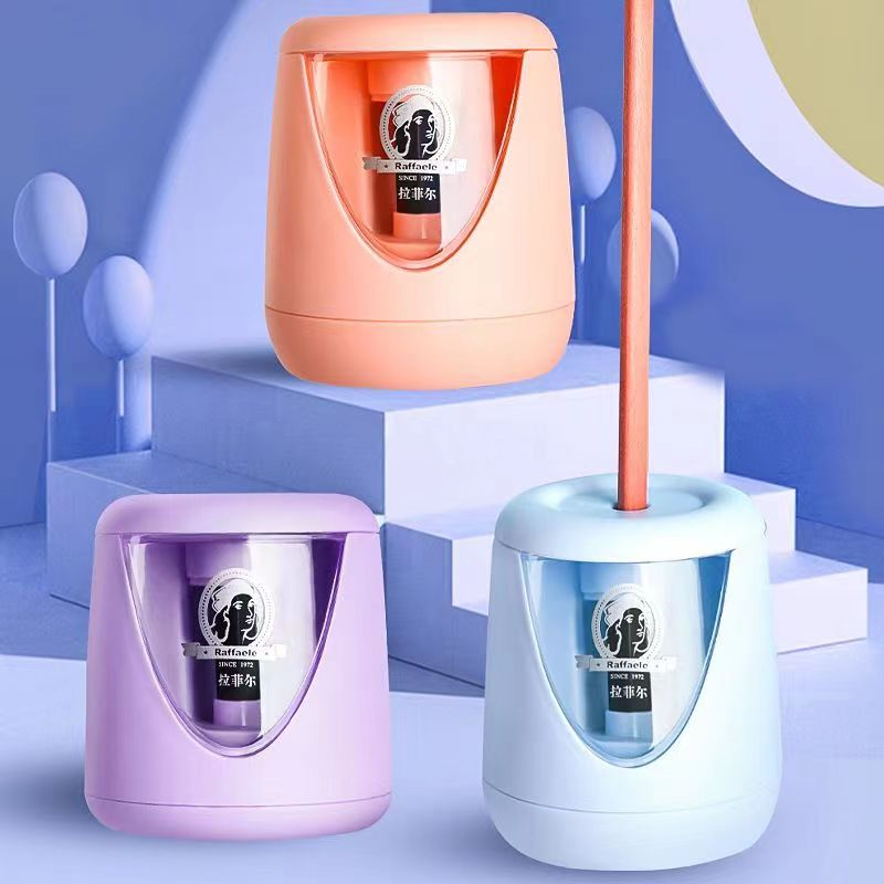 Raffaele electric pencil sharpener, automatic pencil sharpener, no dirty hands, long battery life, automatic pencil sharpener Item Picture