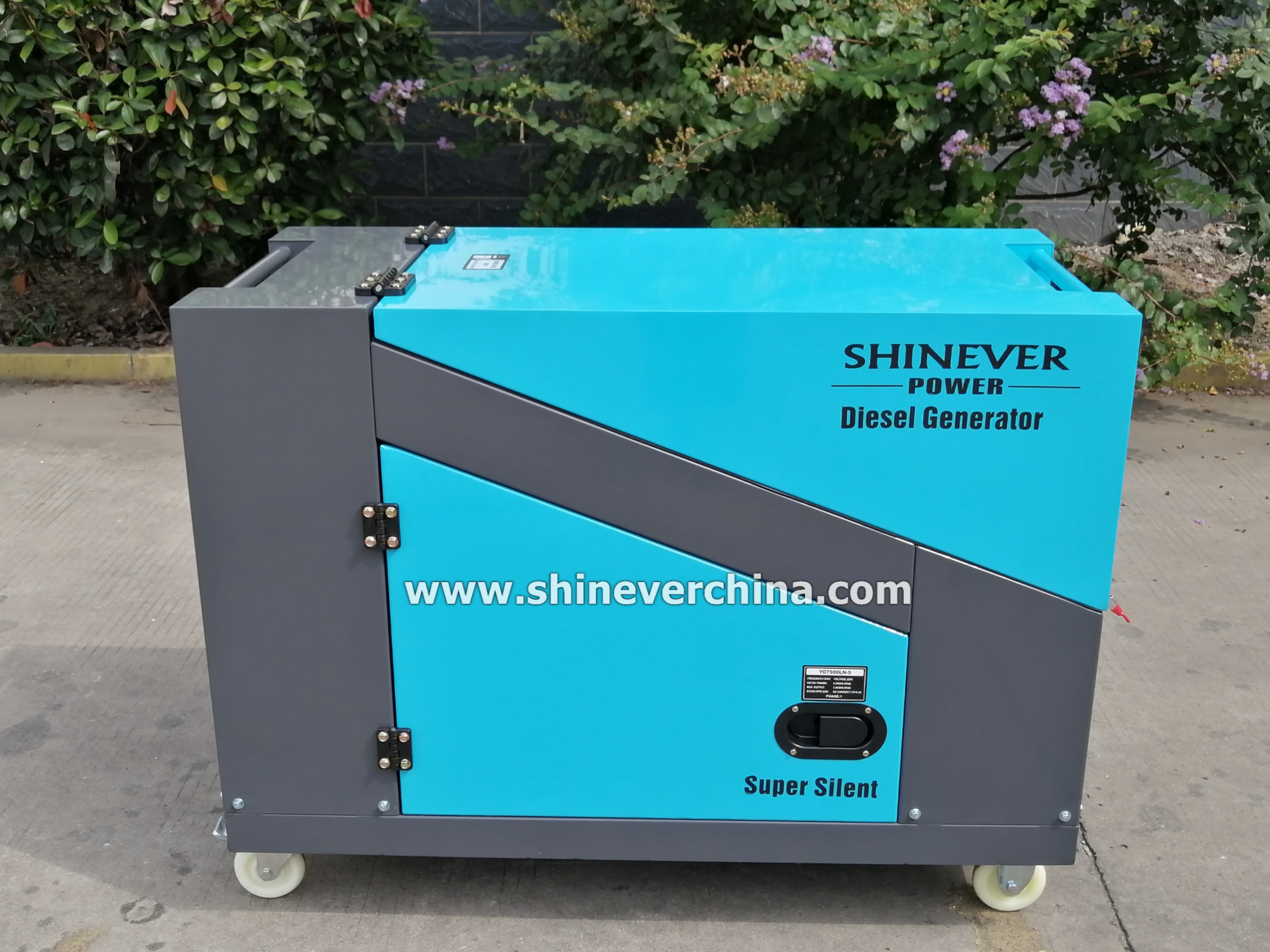 Shinever 柴油低噪音发电机 6.5KW/8KVA厂家直销柴油发电机组