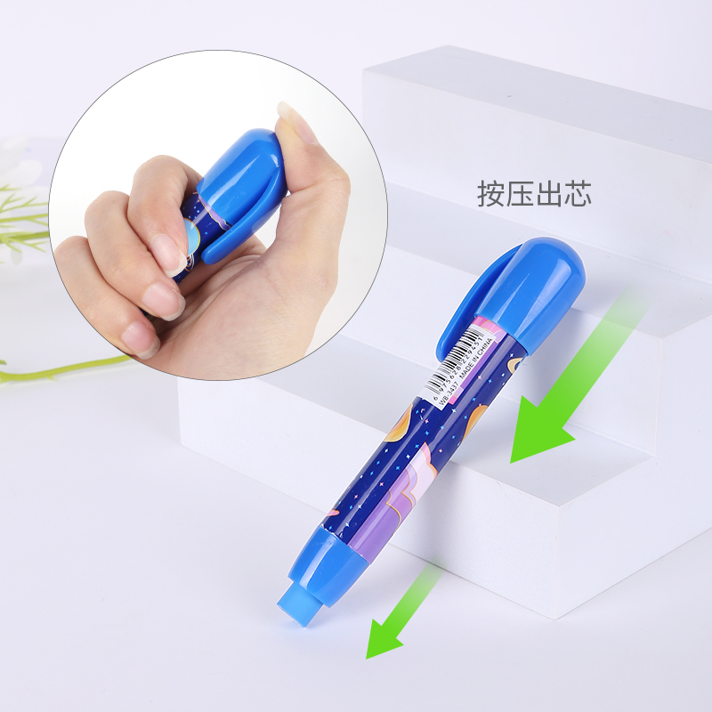 Weibo Children's cute cartoon portable sliding eraser student stationery leaves no marks, is easy to erase, has little debris and is clean details Picture