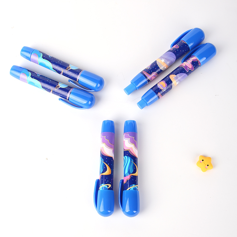 Weibo Children's cute cartoon portable sliding eraser student stationery leaves no marks, is easy to erase, has little debris and is clean Specification image